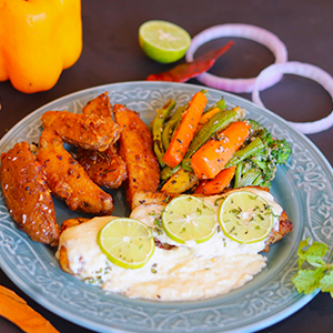 Grilled Fish With Lemon Butter Sauce